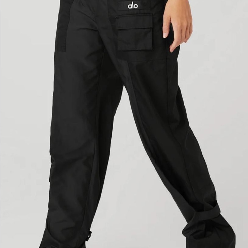 ALO Yoga Black Blaze Trouser Pants